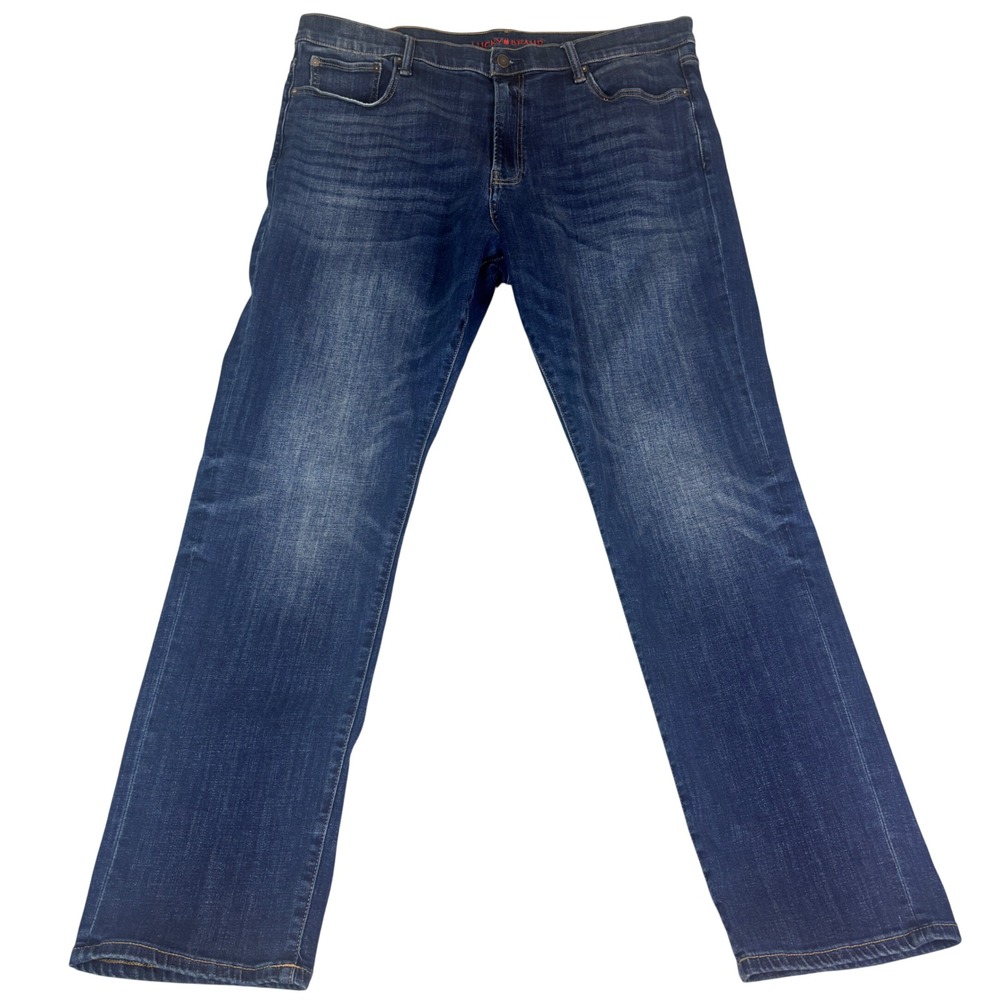 Lucky Brand Mens Dark Wash Denim Jeans 40x34 Classic Five Pocket Blue Pants